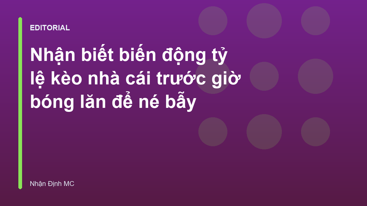 Biểu đồ minh họa biến động tỷ lệ kèo bóng đá